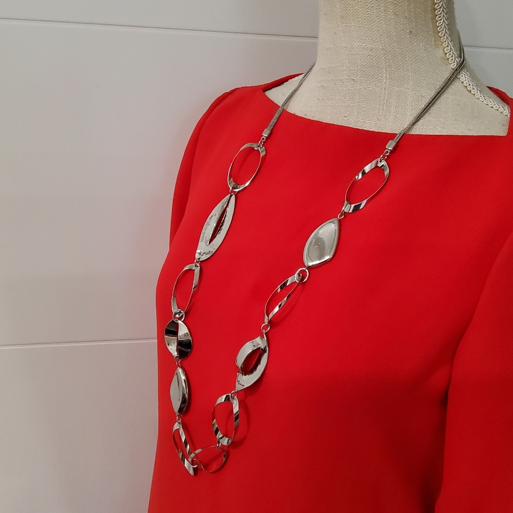 Chico's Silver Necklace - Picture 3 of 7
